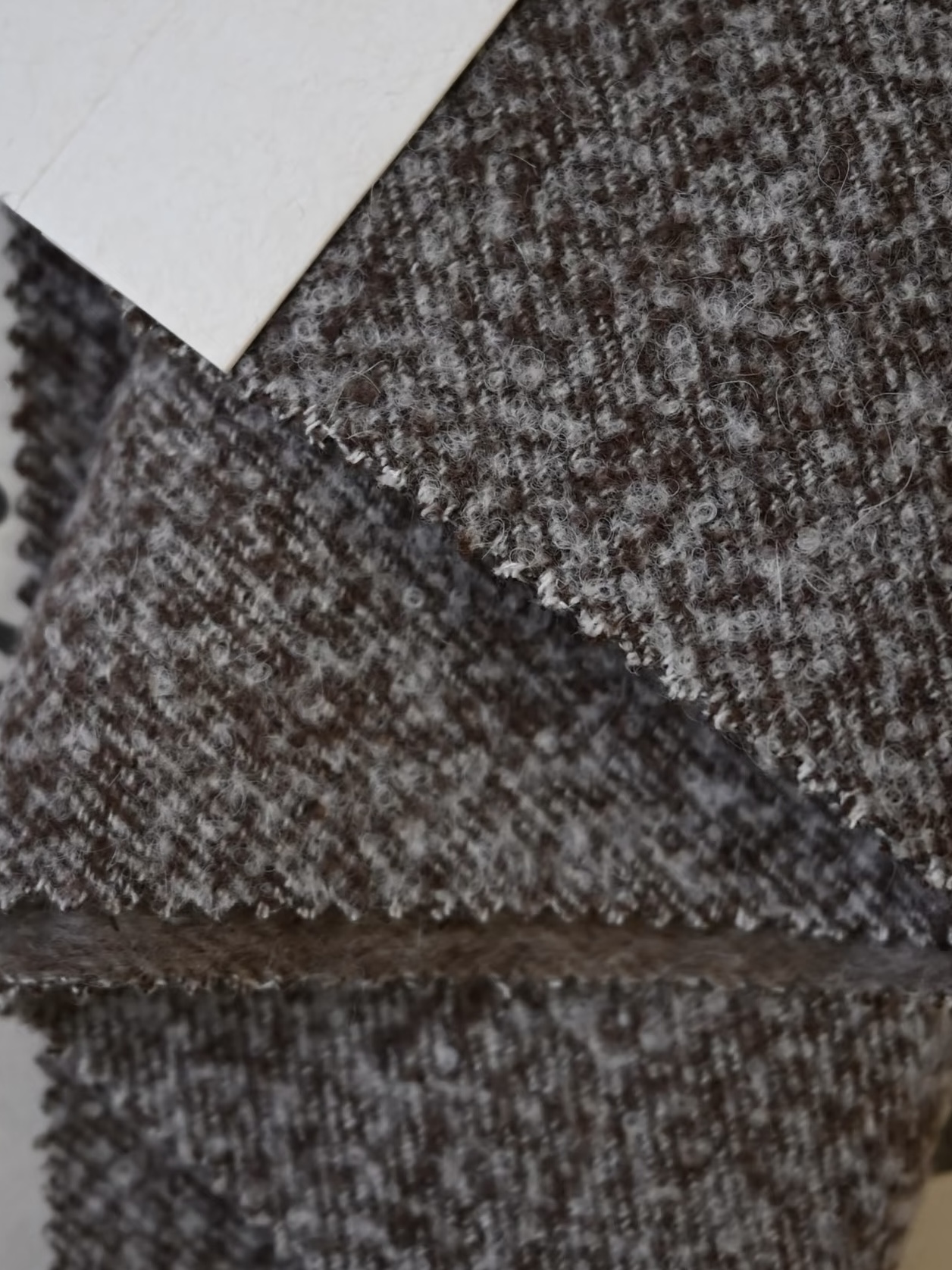 Fred Textile Boucle Wool fabric detail